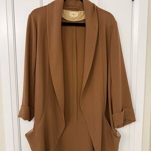 Wilfred Chevalier Blazer from Aritzia Tan Camel